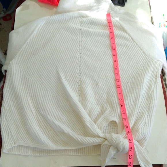 Lauren Conrad big comfy sweater cinched waist oversized Y2k - Picture 5 of 6